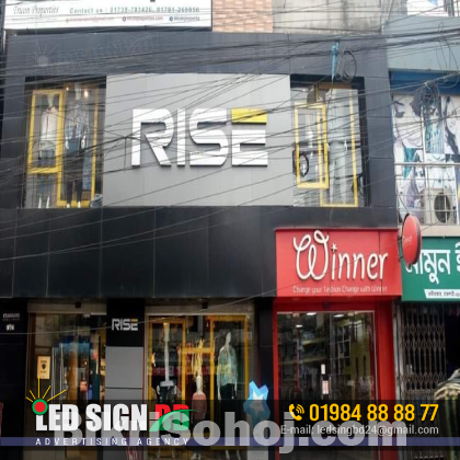 Acrylic Letter With LED Light Signs, Signage Maker in Dhaka